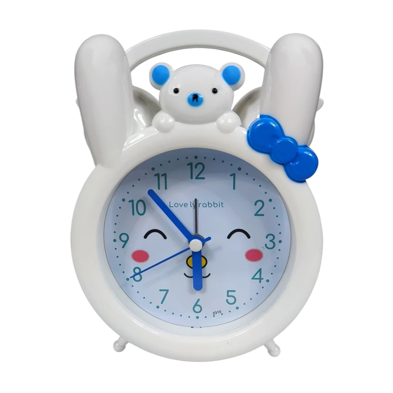 ساعت رومیزی عقربه‌ای مدل فانتزی خرگوشی