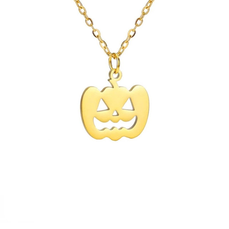 گردنبند طلا 18 عیار زنانه مدل هالوین