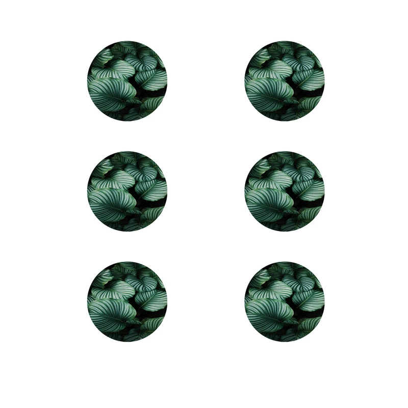زیر لیوانی طرح گلبرگ کد 8535 بسته 6 عددی