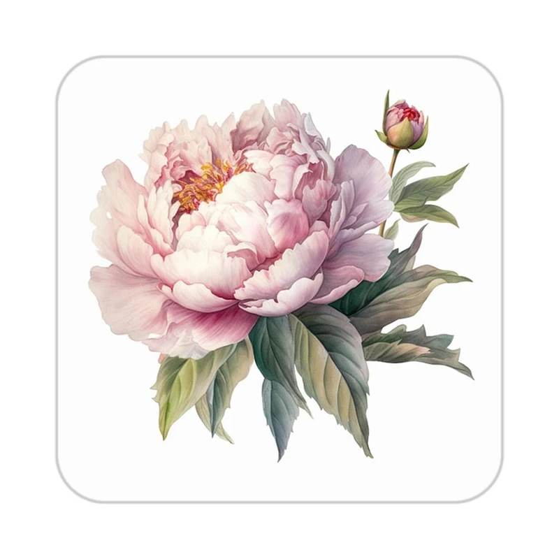 زیر لیوانی کاکتی طرح گل مدل mp18416