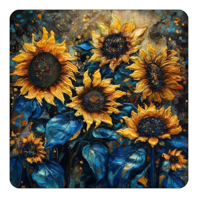 مگنت کاکتی طرح نقاشی رنگ روغن مدل mp71036