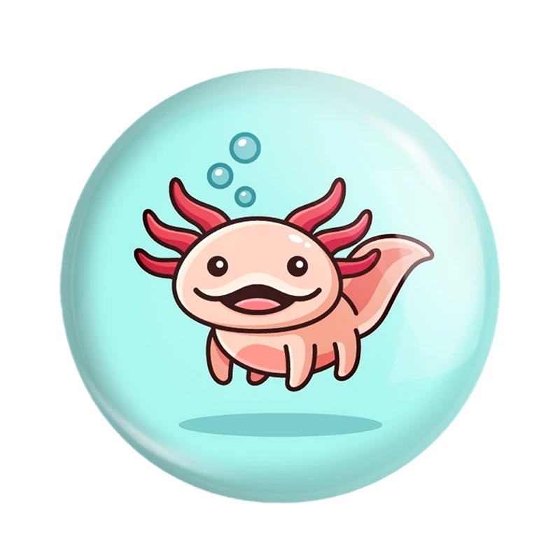 مگنت خندالو مدل حیوانات آبزی ماهی اکسولوتل کد 28155