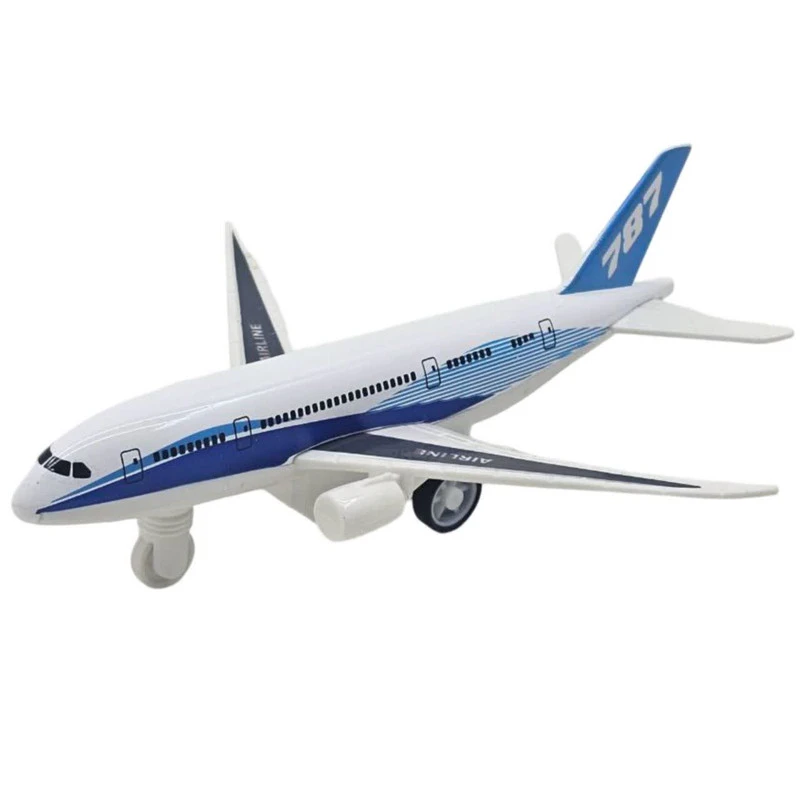 هواپیما بازی ناب سل مدل بوئینگ ایرلاین 787 فلزی عقب کش کد  BOEING AIRLINE 787 AIRCRAFT NAAB001
