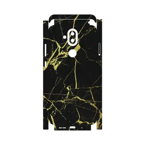 MAHOOT  Graphite-Gold-Marble-FullSkin Cover Sticker for Nokia 8.1