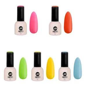 لاک ژل ناخن های لتو مدل آبنبات مجموعه 5 عددی