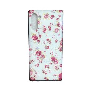 كاور طرح گل سفید كد 44 مناسب برای گوشی موبایل سامسونگ note 10 