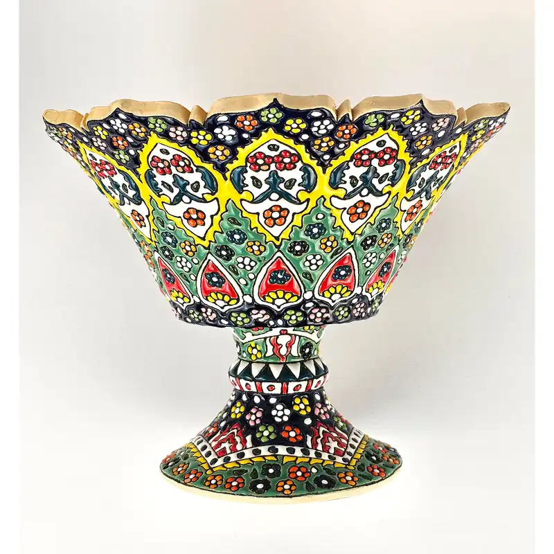 شکلات خوری میناکاری مدل ساغر کد s20