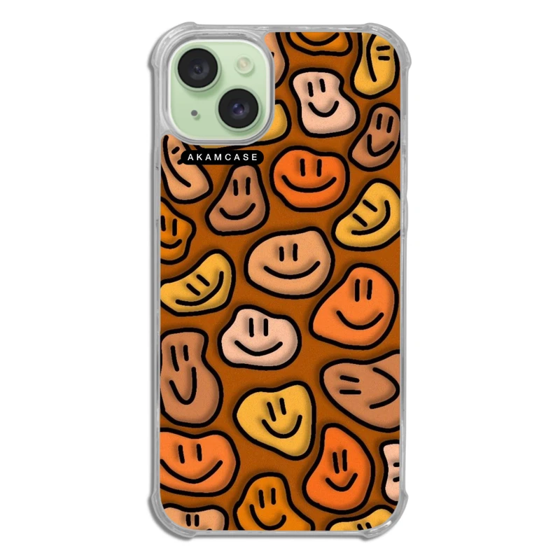 کاور آکام مدل AMCWTA15PLUS-HAPPY FACE11 مناسب برای گوشی موبایل اپل iPhone 15 Plus