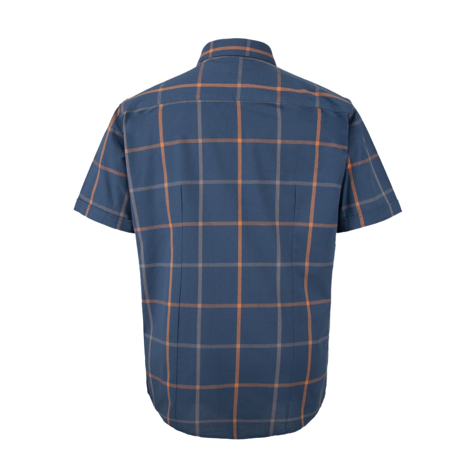 پیراهن آستین کوتاه مردانه الفردو مدل اسپرت چهارخانه کد 222035 رنگ آبی -  - 3
