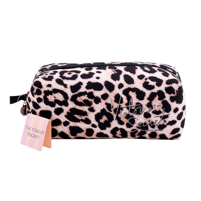 کیف لوازم آرایش زنانه ویکتوریا سکرت مدل پاپیون پلنگی Bright