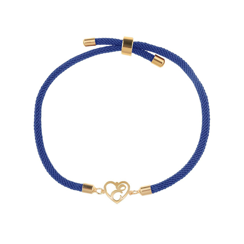 دستبند طلا 18 عیار زنانه مدوپد مدل حرف E کد D13-10394