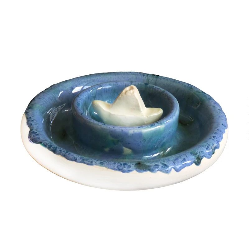 جاعودی سرامیک مدل دریا و قایق کد 1201