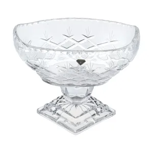 کشکول بوهمیا مدل خشتی تراش پایه دار 4 گوش کد 112