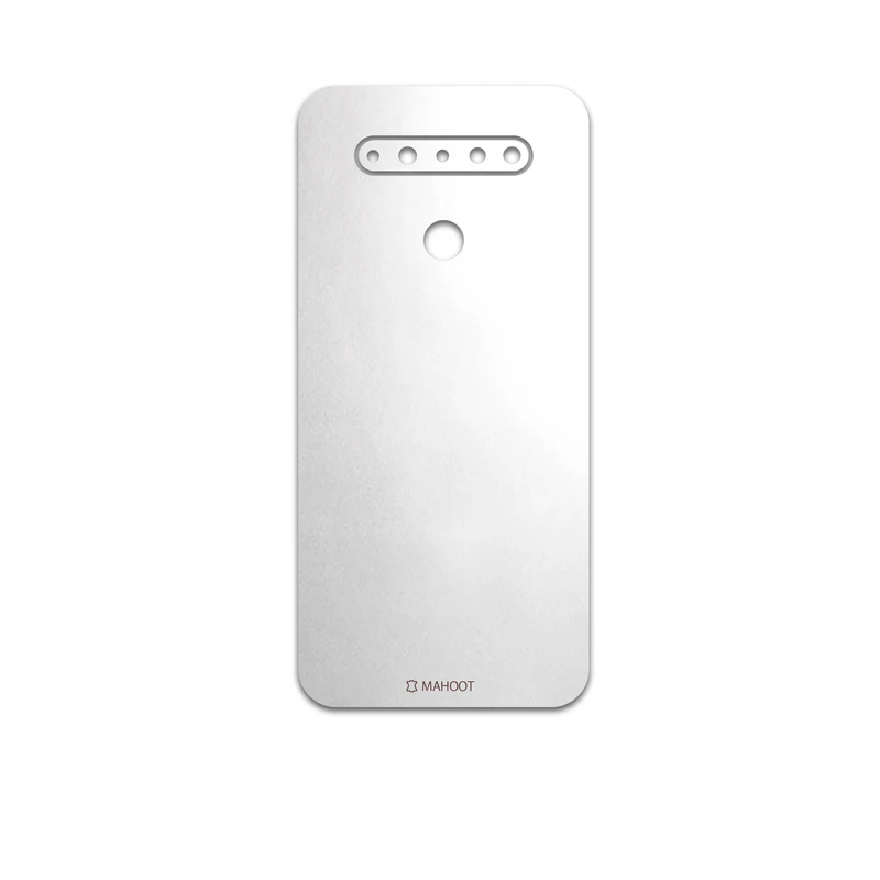 برچسب پوششی ماهوت مدل Metallic-White مناسب برای گوشی موبایل ال جی K51S