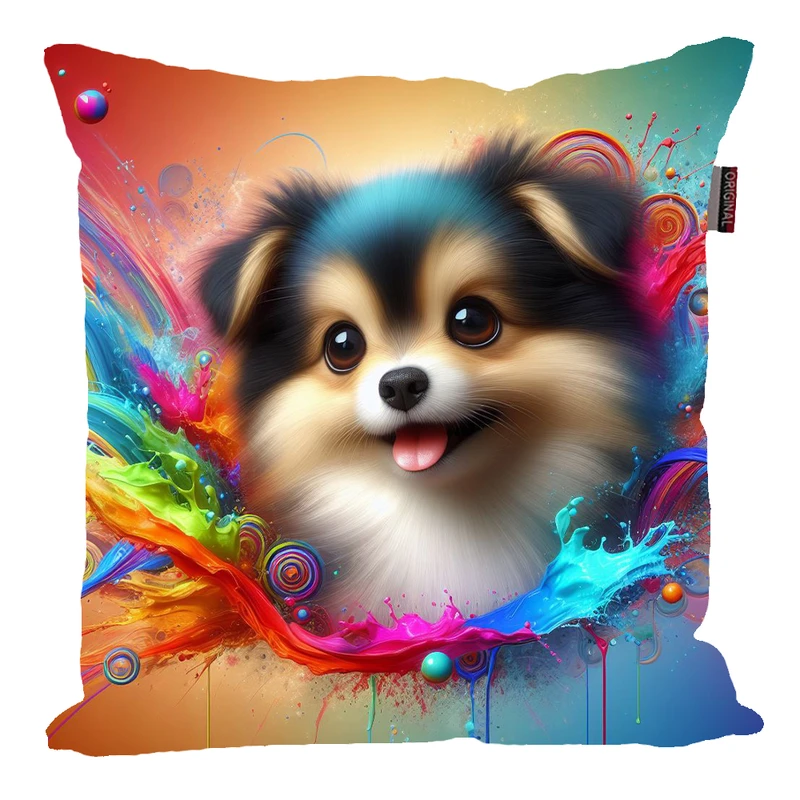 کوسن پاد آفرین مدل سگ طرح حیوان خانگی و پت کد 289