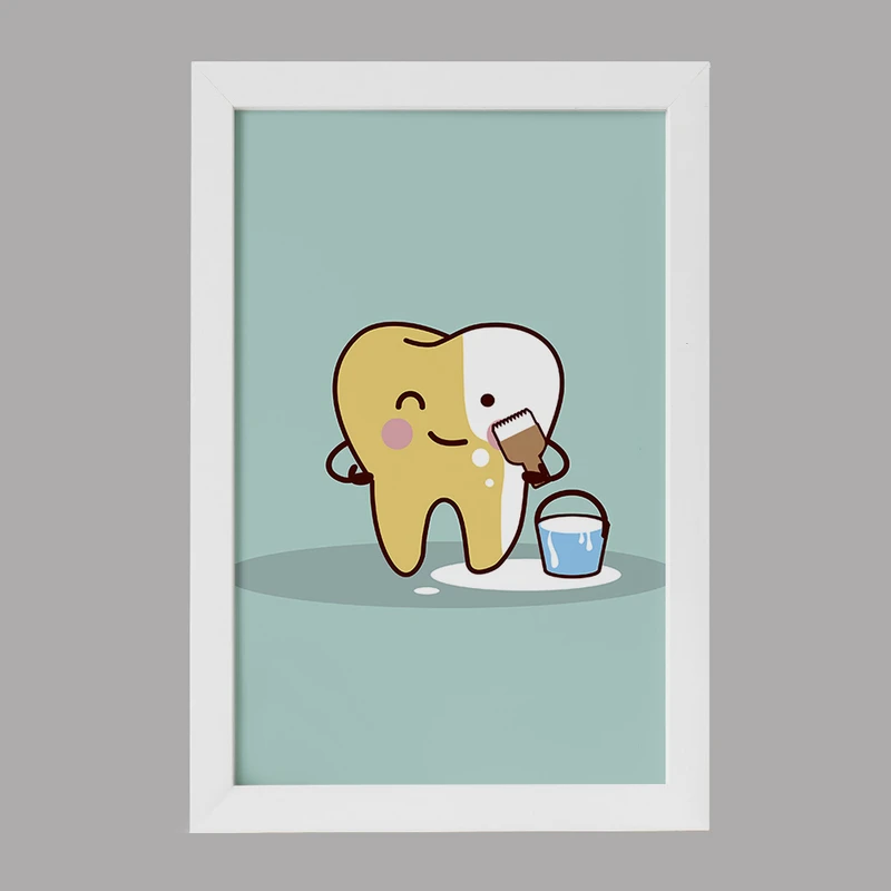 تابلو کودک خندالو مدل دندان و دندان پزشکی کودکانه کد 36702