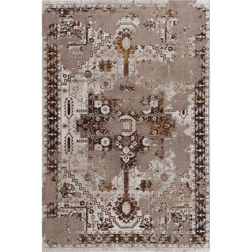 فرش ماشینی ساوین طرح وینتیج نیل زمینه کرم