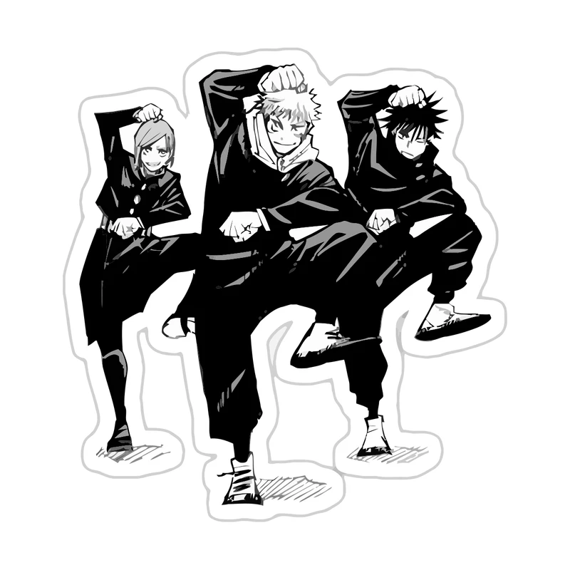 برچسب لپ تاپ طرح انیمه کد 2209