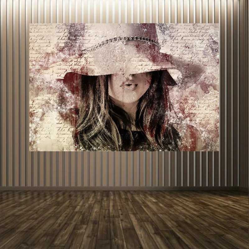 پوستر دیواری طرح مدرن مدل چهره کد FP10214