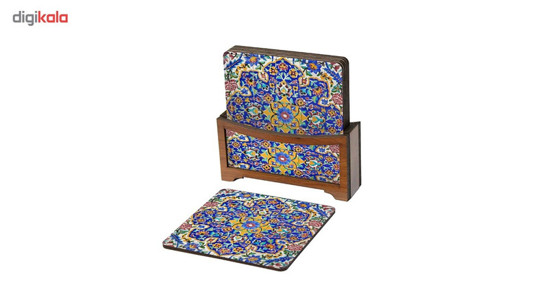 زیر لیوانی تهران جی اف ایکس مدل ZL3215 بسته 6 عددی