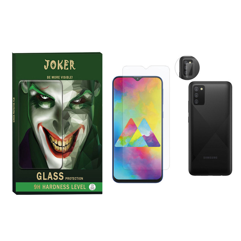  محافظ صفحه نمایش جوکر مدل SDHJ-01 مناسب برای گوشی موبایل سامسونگ Galaxy A20s به همراه محافظ لنز