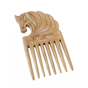 شانه چوبی مدل اسب کد m06