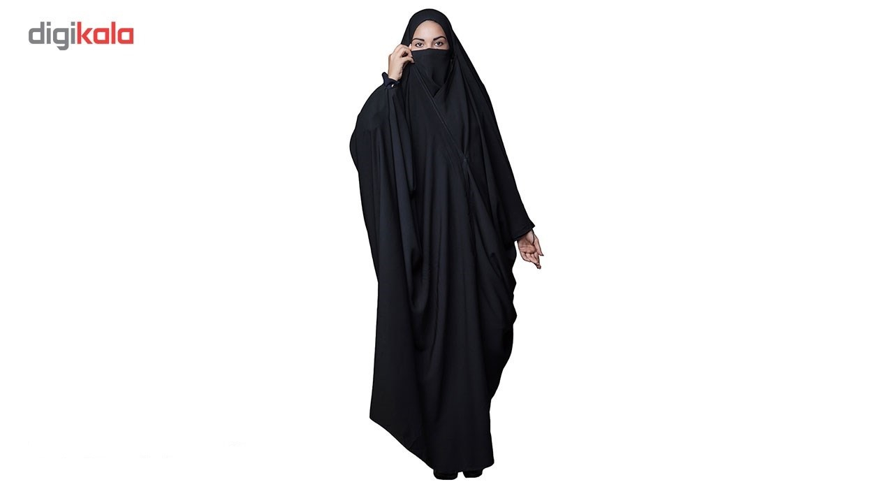 چادر بیروتی / بحرینی /  کرپ کریستال حجاب فاطمی مدل 201162kr
