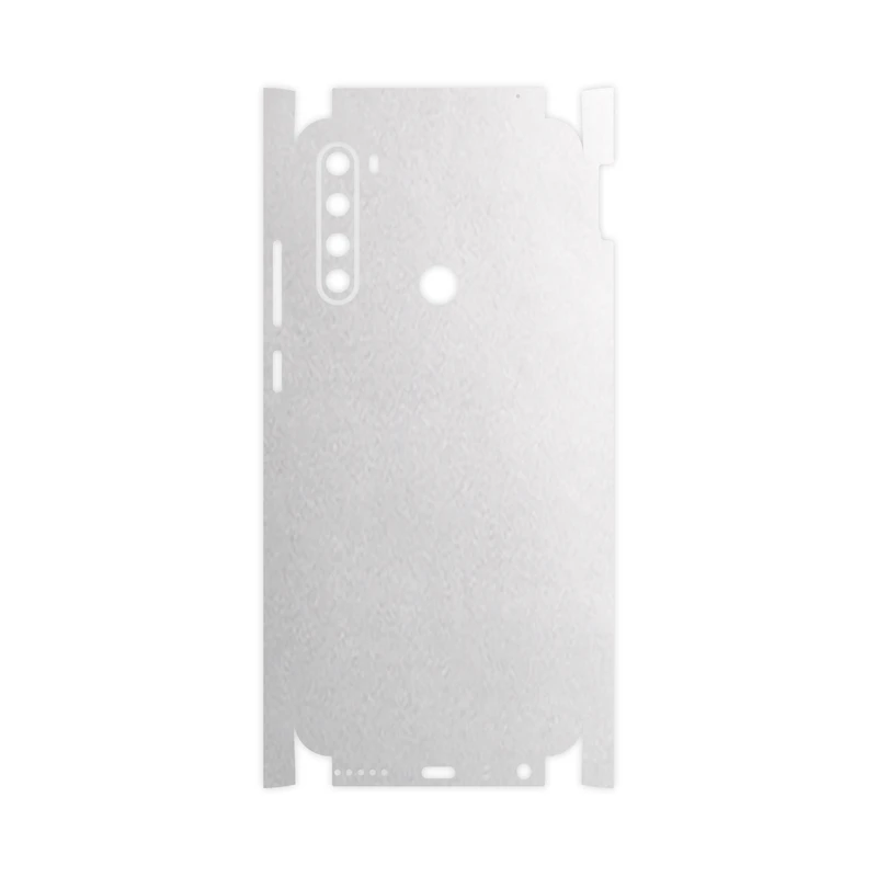برچسب پوششی ماهوت مدل Metallic-White-FullSkin مناسب برای گوشی موبایل شیائومی Redmi Note 8T