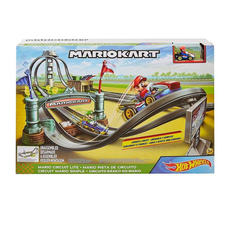 کیت ماشین بازی هات ویلز مدل Mario Kart Circuit Lite کد GHK15