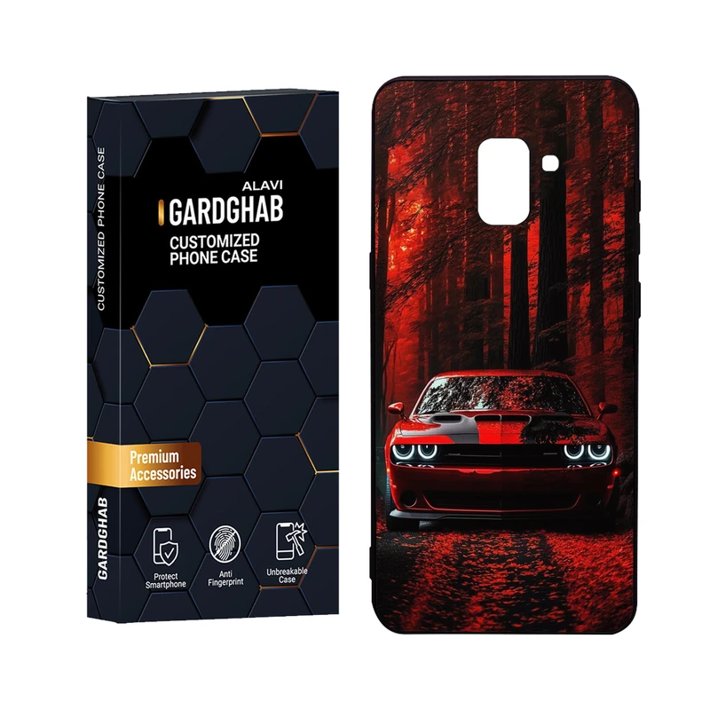 کاور گارد قاب علوی مدل Glass مناسب برای گوشی موبایل سامسونگ Galaxy A8 Plus