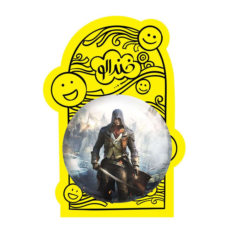 آینه جیبی خندالو طرح اساسینز کرید Assassins Creed کد 4977 آینه جیبی خندالو طرح اساسینز کرید Assassins Creed کد 4977