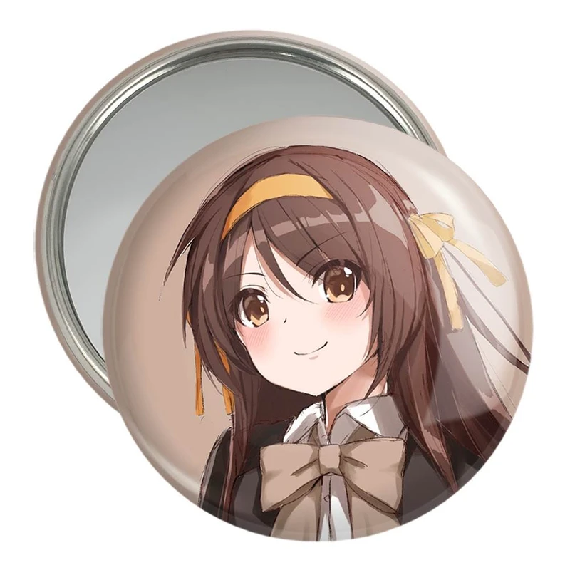آینه جیبی خندالو مدل هاروهی انیمه The Disappearance of Haruhi Suzumiya  کد 23110