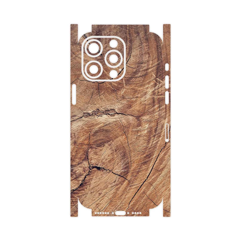 برچسب پوششی ماهوت مدل Wood Texture 5-FullSkin مناسب برای گوشی موبایل اپل iPhone 15 Pro Max