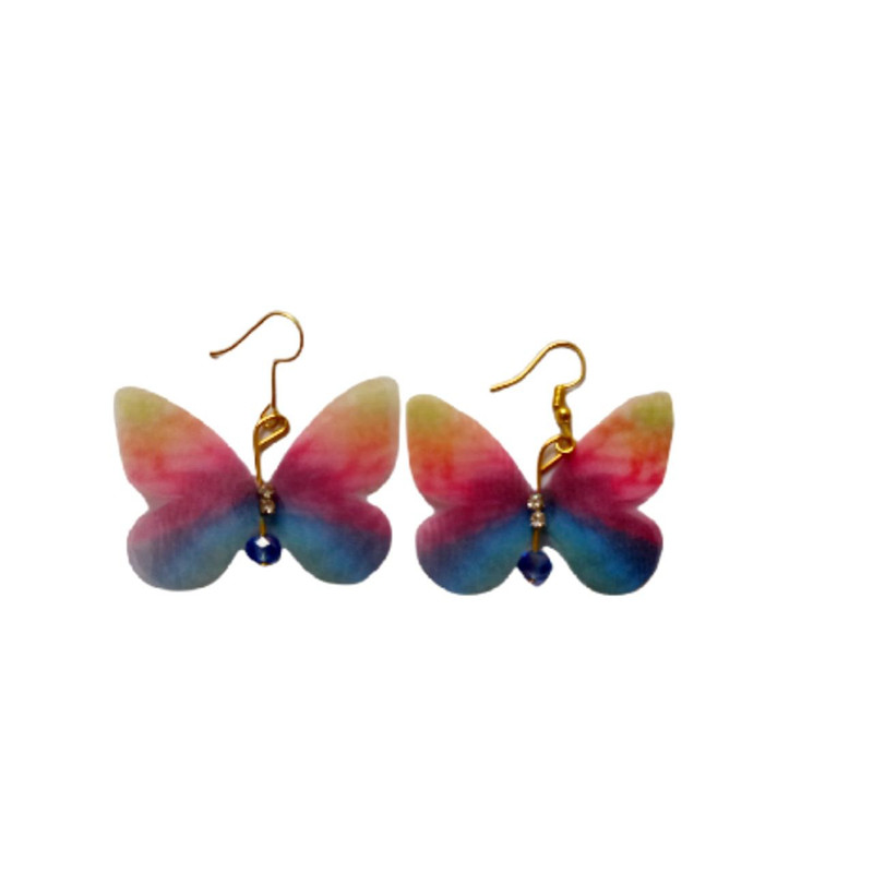 گوشواره دخترانه مدل پروانه ای