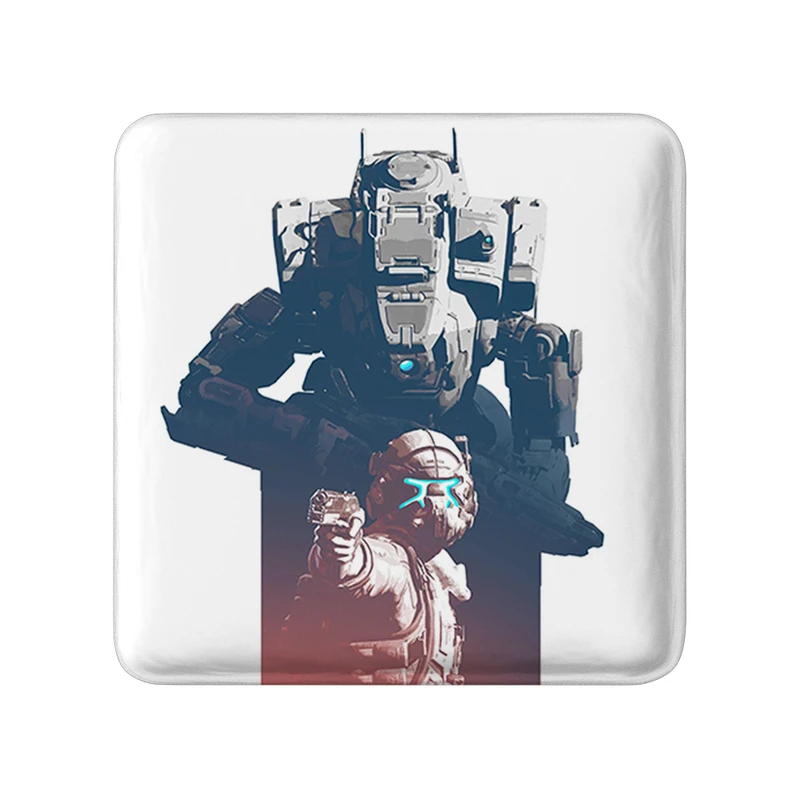 مگنت خندالو طرح بازی تایتان فال (Titanfall) مدل مربعی کد 32606
