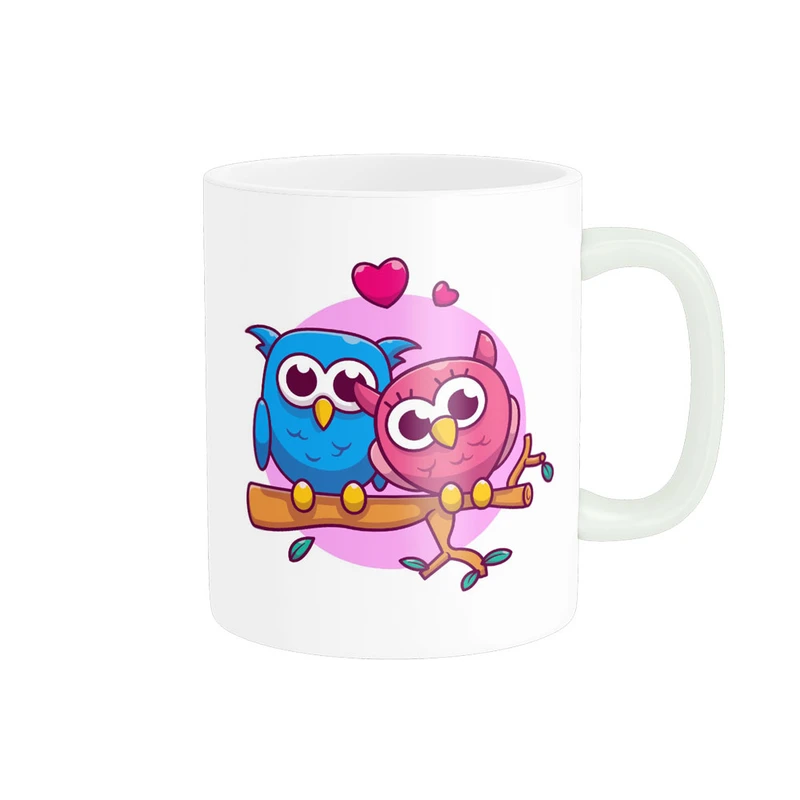 ماگ پادآفرین مدل عشق طرح قلب LOVE کد p6359