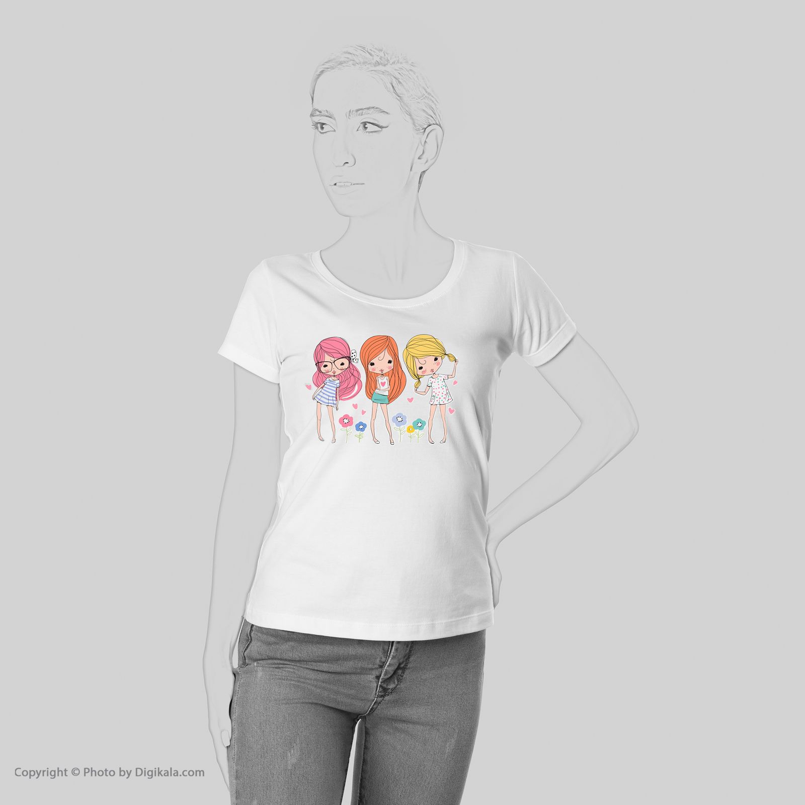 تی شرت زنانه رادیکال کد 3221 -  - 7