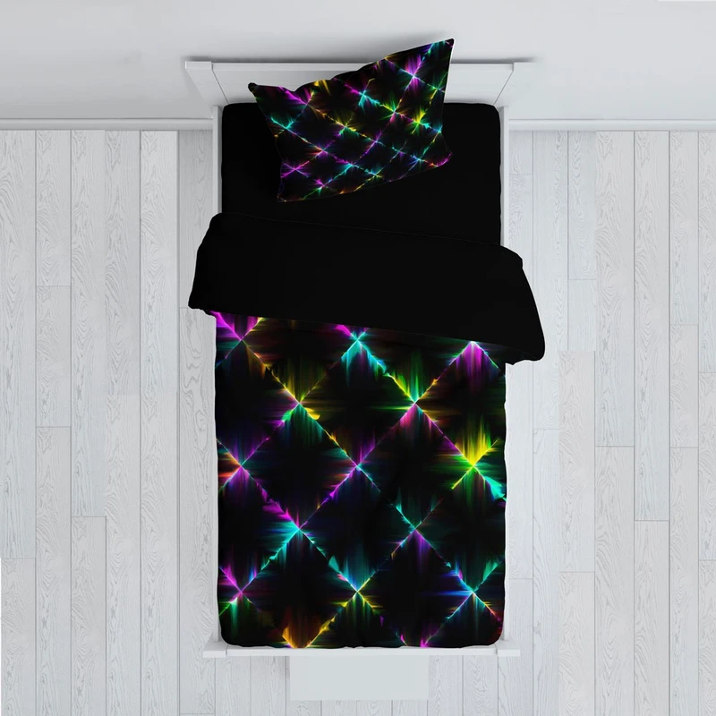 سرویس روتختی مدل شبرنگی TXY563 تک نفره 5 تکه