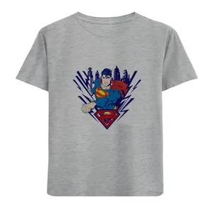 تی شرت آستین کوتاه بچگانه مدل D255 SUPERMAN
