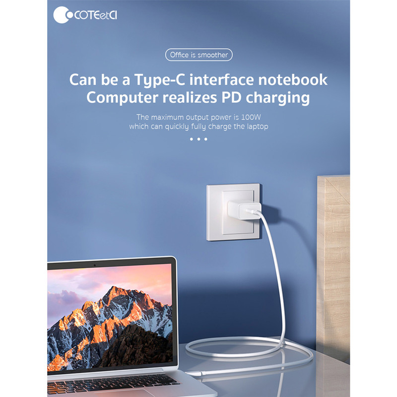 کابل شارژ مک بوک کوتتسی مدل 16001-cc طول 2 متر