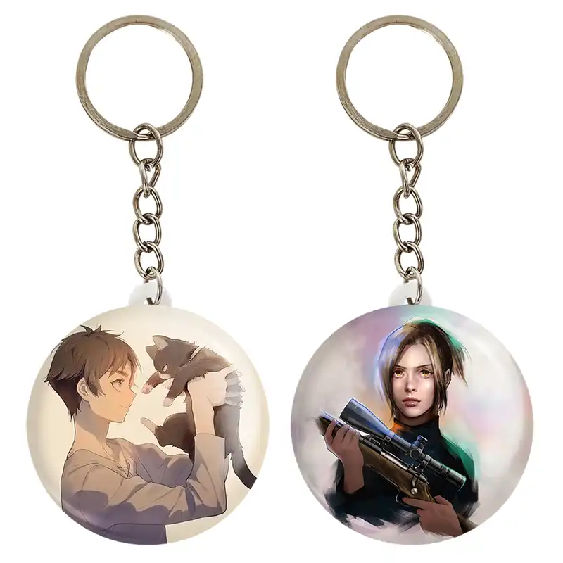 جاکلیدی خندالو مدل ارن یگر انیمه اتک آن تایتان کد 1859818596 مجموعه 2 عددی