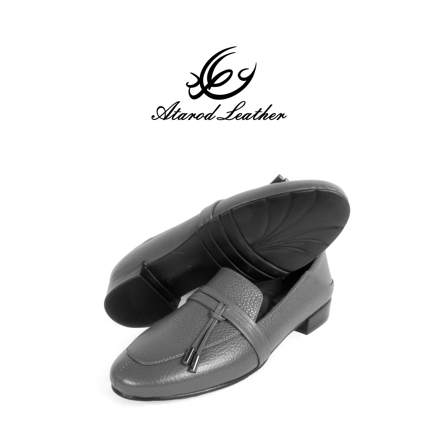 کفش زنانه چرم عطارد مدل چرم طبیعی کد SH167 - - 4