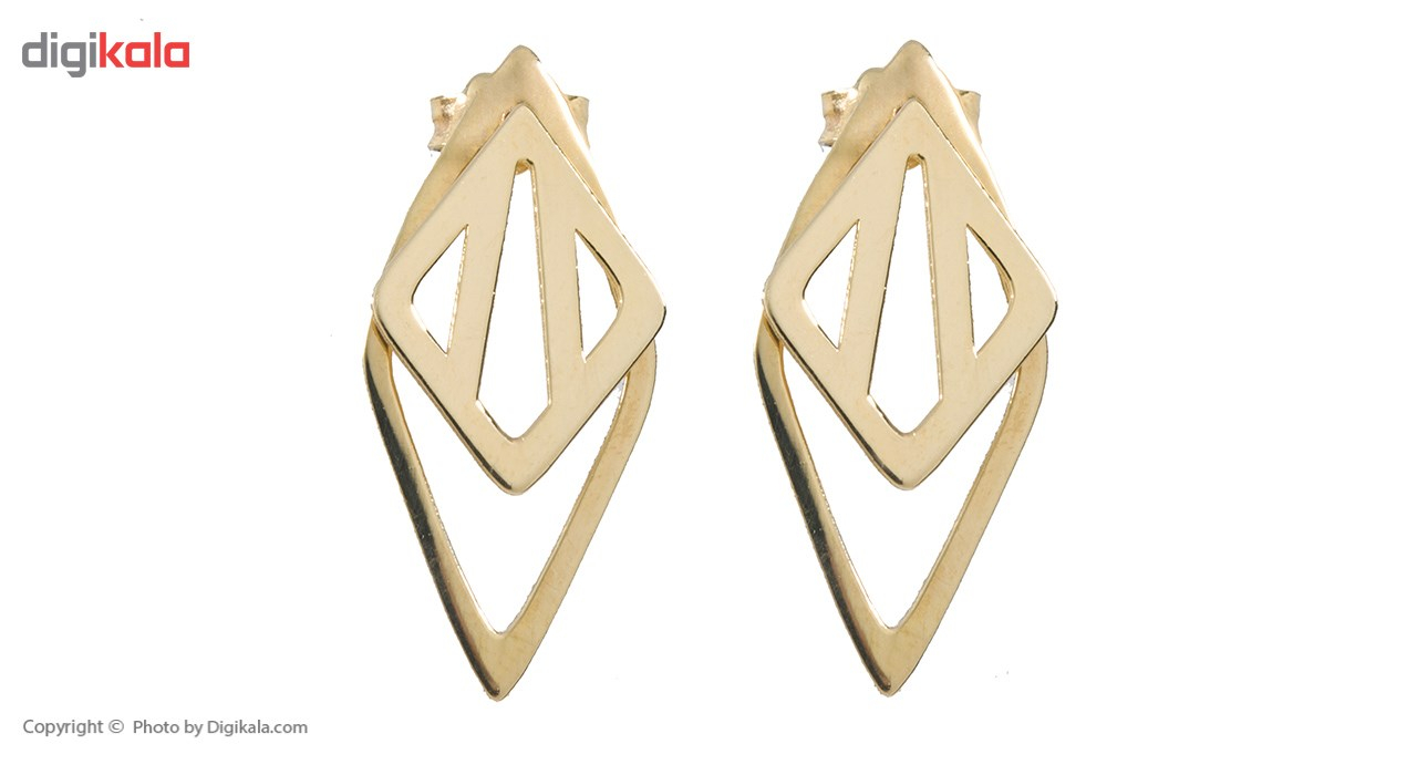 گوشواره طلای 18 عیار زنانه ماهک مدل ME0611