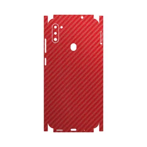 MAHOOT Red-Fiber-FullSkin Cover Sticker for Samsung Galaxy M11
