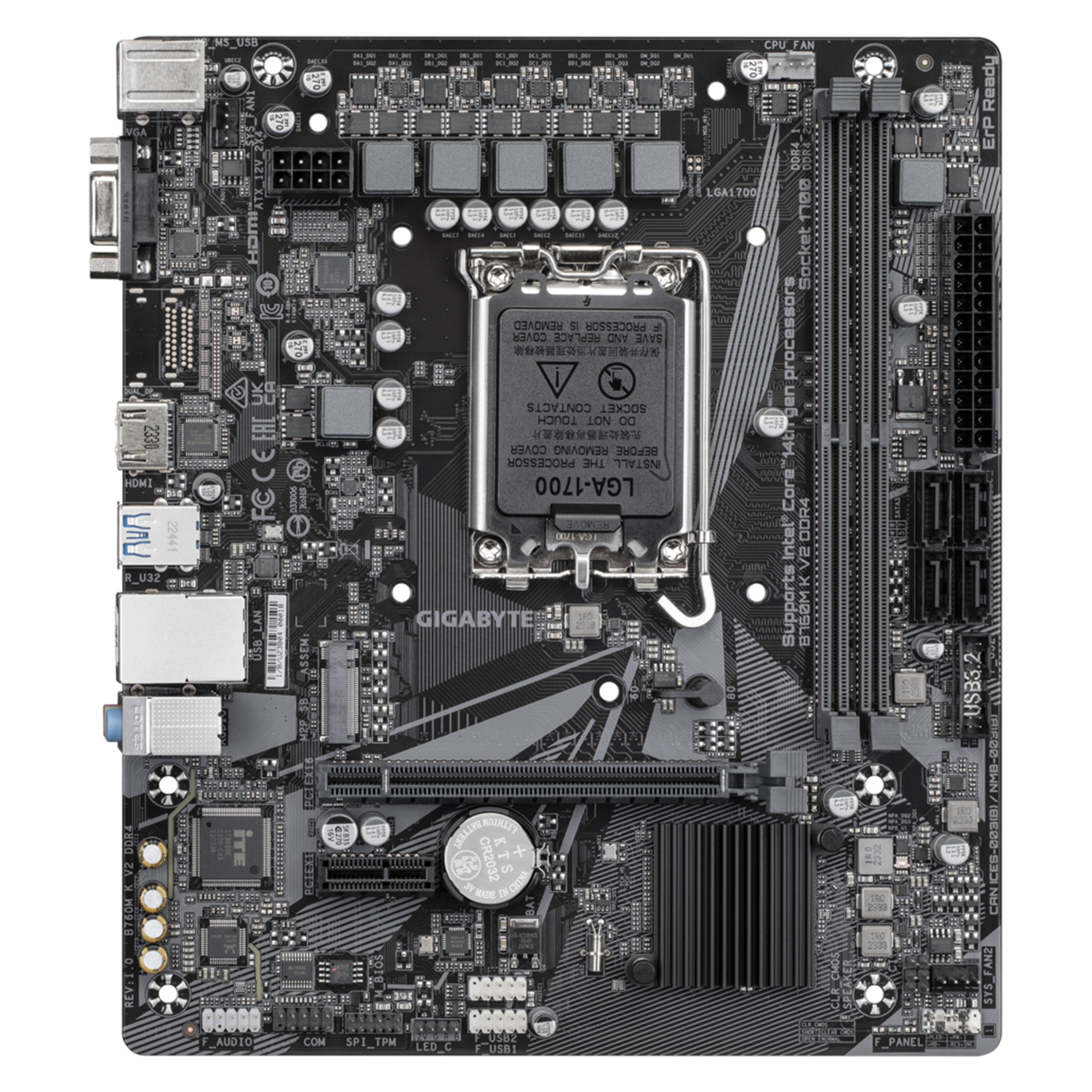 مادربرد گیگابایت مدل B760M K V2 DDR4