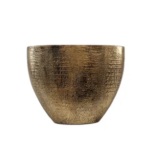 گلدان دکوری مدل آلمینیومی پوست ماری