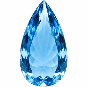 سنگ زینتی توپاز طبیعی سوئیس مدل تراش اشک