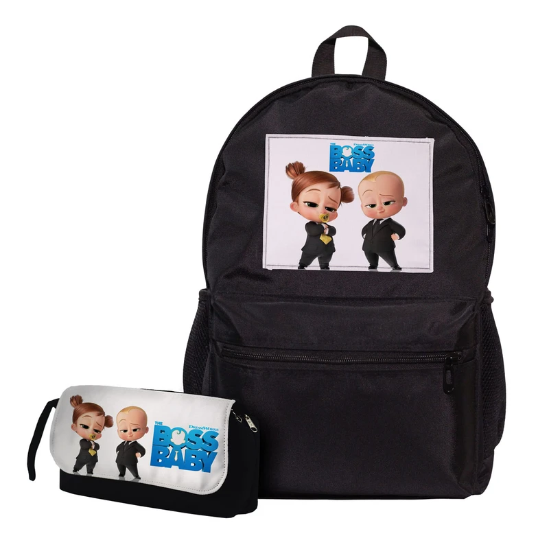 کوله پشتی طرح بچه رئیس کد Boss Baby به همراه جامدادی