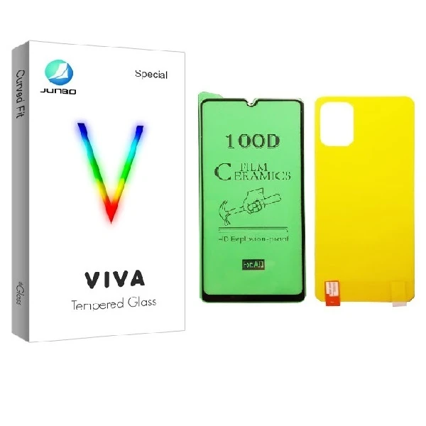 محافظ صفحه نمایش جانبو مدل CR-A31 مناسب برای گوشی موبایل سامسونگGalaxy A31 به همراه محافظ پشت گوشی