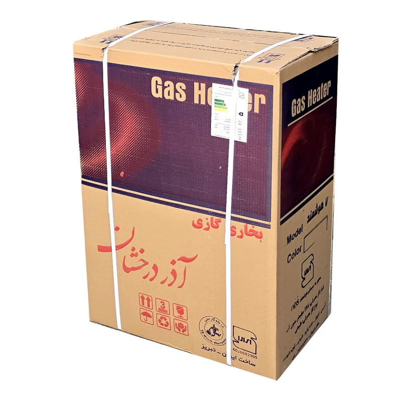 بخاری گازی آذر درخشان مدل TV70 طرح نیلوفر